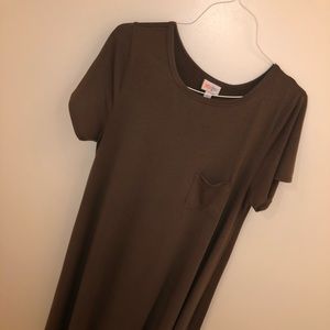 Brown Lularoe Carly Dress